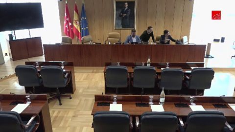 Sesión de la Comisión de Presidencia, Justicia y Administración Local