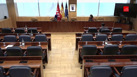 Sesión de la Comisión de Estudio para abordar el impacto de la droga en la Comunidad de Madrid